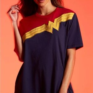 Her Universe DC Comics Wonder Woman 1984 Color-Block T-Shirt Dress